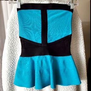 BEBE peplum top